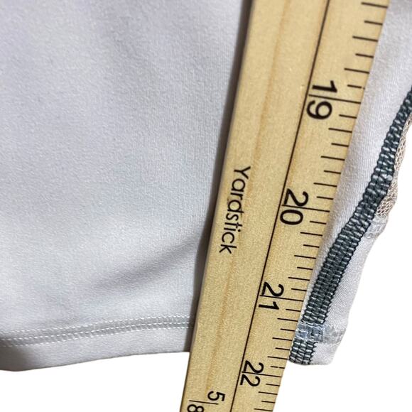 Athleta Colorblock Salutation 7/8 leggings in deep turquoise - Women's Large - Picture 9 of 9